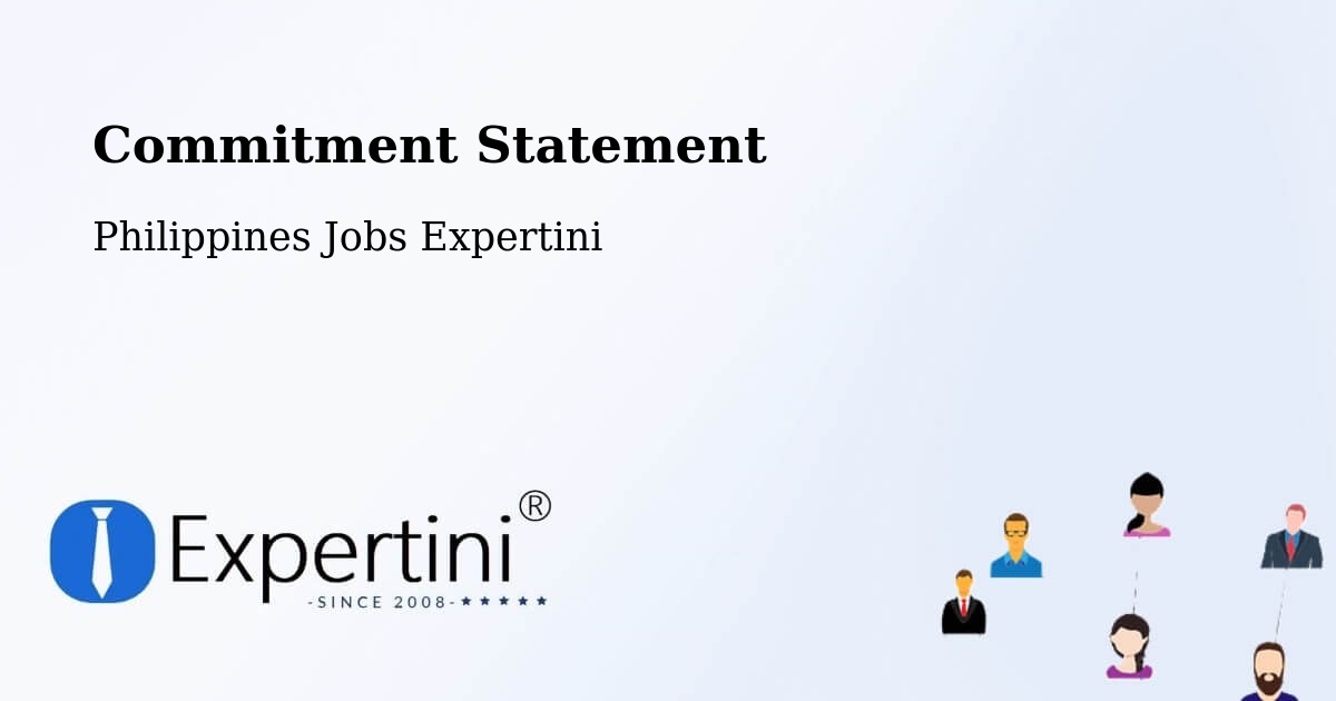 Corporate Commitment – Kabacan - Philippines Jobs Expertini